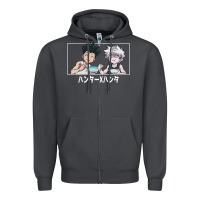 Smoke gon killua Zipper Hoodie - linhVisuals