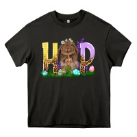 Asphalt Hop Rabbit Easter Day Heavy Core Tee - HowdyJamesFarm