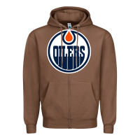 Chestnut oilers Zipper Hoodie - linhVisuals