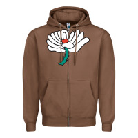 Chestnut yorkshire county cricket club Zipper Hoodie - linhVisuals