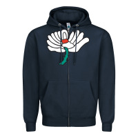 Navy yorkshire county cricket club Zipper Hoodie - linhVisuals