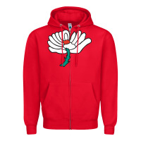 Red yorkshire county cricket club Zipper Hoodie - linhVisuals