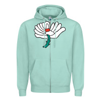 Seafoam yorkshire county cricket club Zipper Hoodie - linhVisuals