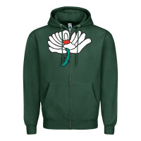 Sports Green yorkshire county cricket club Zipper Hoodie - linhVisuals