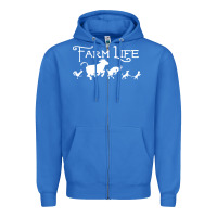 True Royal FARM LIFE ANIMAL Zipper Hoodie - linhVisuals