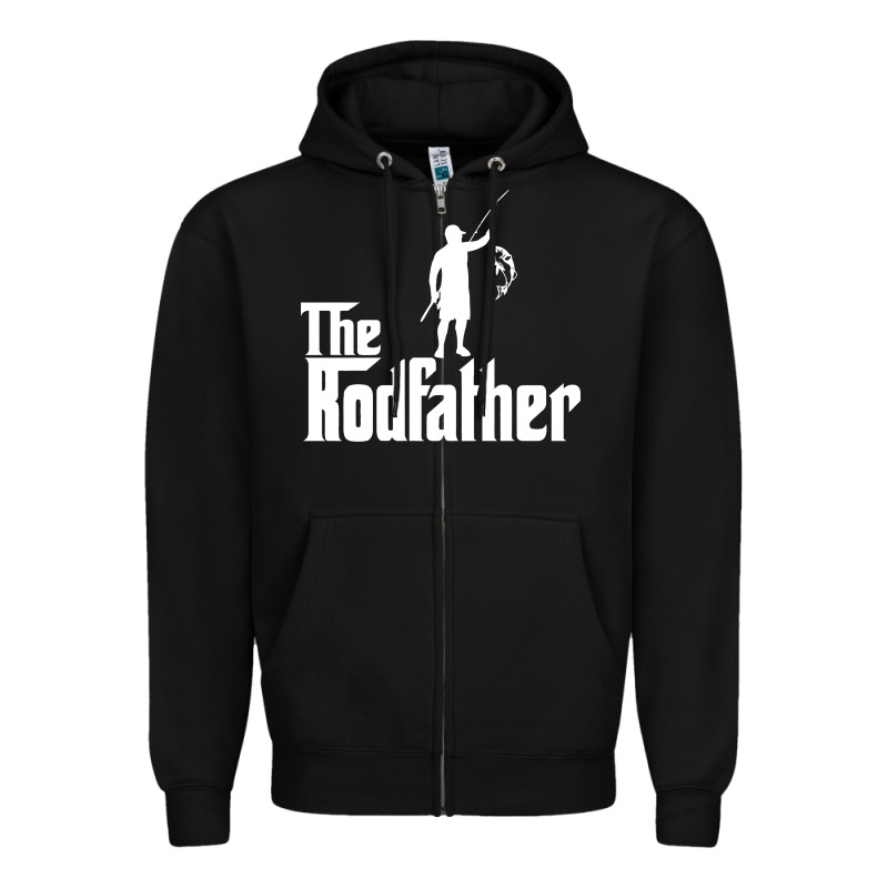 Fishing The Rodfather Zipper Hoodie by linhVisuals | Teevron