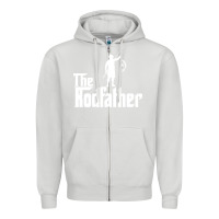 Dove Grey Fishing The Rodfather Zipper Hoodie - linhVisuals