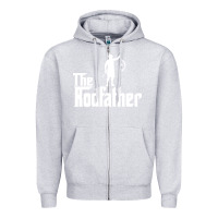 Heather Grey Fishing The Rodfather Zipper Hoodie - linhVisuals