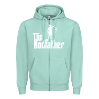 Seafoam Fishing The Rodfather Zipper Hoodie - linhVisuals