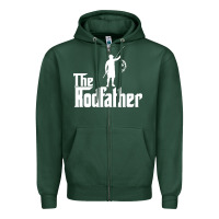 Sports Green Fishing The Rodfather Zipper Hoodie - linhVisuals