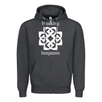 Smoke BREAKING BENJAMIN - BLACK AND WHITE Zipper Hoodie - linhVisuals