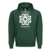 Sports Green BREAKING BENJAMIN - BLACK AND WHITE Zipper Hoodie - linhVisuals