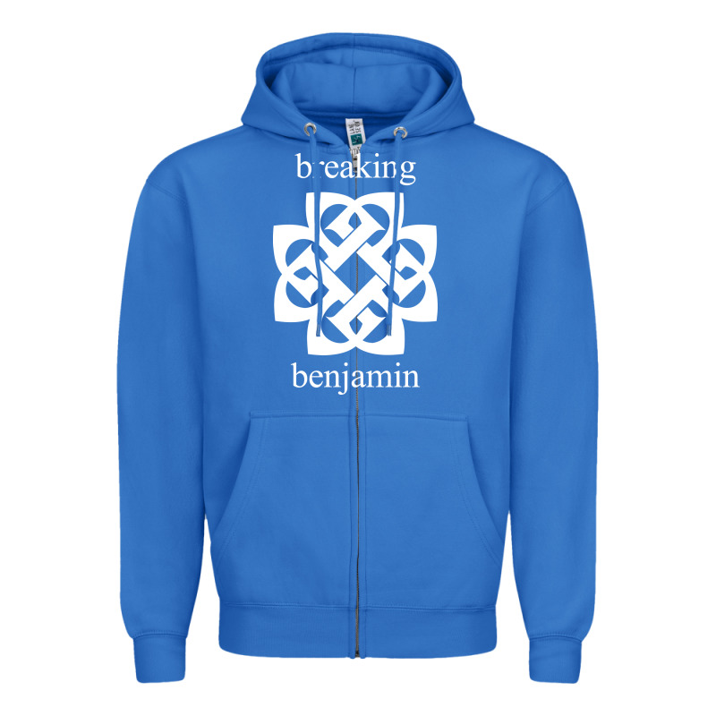 Breaking Benjamin - Black And White Zipper Hoodie by linhVisuals | Teevron