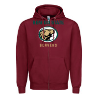 Burgundy bemidji state beavers, gear Zipper Hoodie - linhVisuals