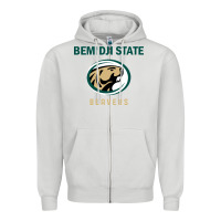 Dove Grey bemidji state beavers, gear Zipper Hoodie - linhVisuals