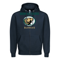 Navy bemidji state beavers, gear Zipper Hoodie - linhVisuals