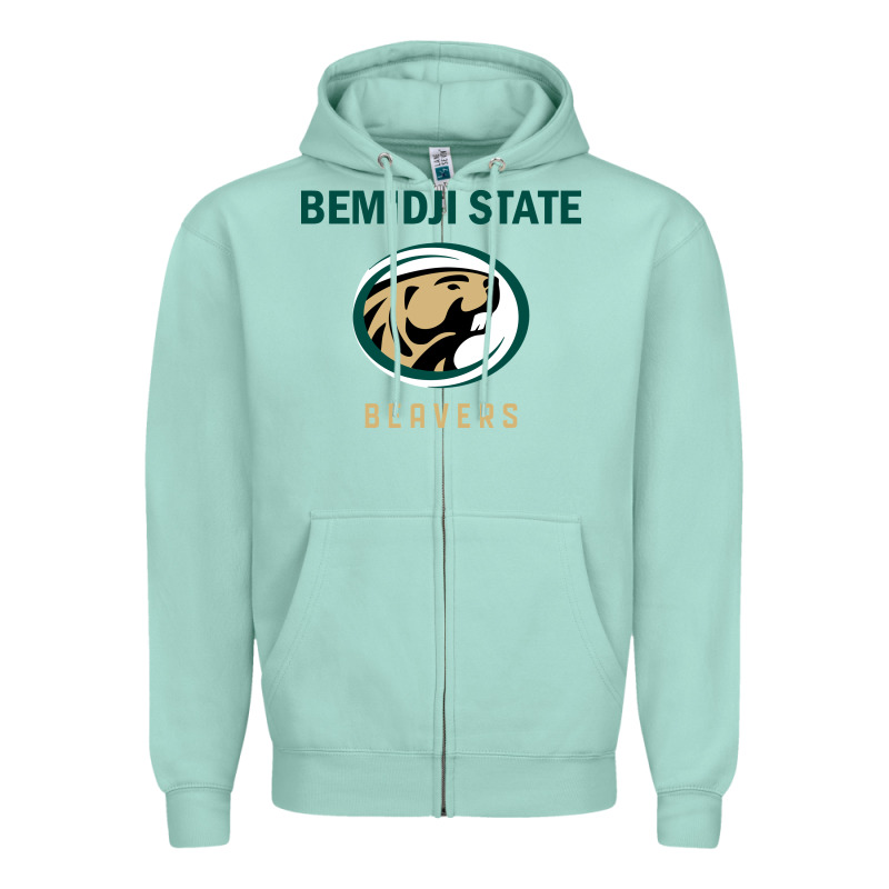 Bemidji State Beavers, Gear Zipper Hoodie by linhVisuals | Teevron