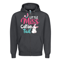 Smoke little miss cottontail easter Zipper Hoodie - linhVisuals