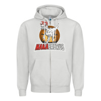 Dove Grey mamasaurus Zipper Hoodie - linhVisuals