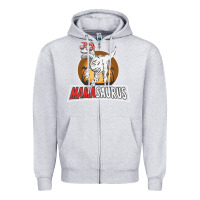 Heather Grey mamasaurus Zipper Hoodie - linhVisuals