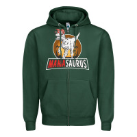 Sports Green mamasaurus Zipper Hoodie - linhVisuals
