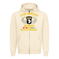 Airborne 101st Division Zipper Hoodie | Teevron