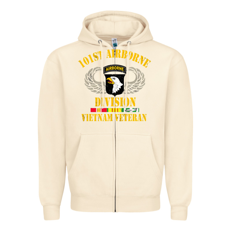 Airborne 101st Division Zipper Hoodie by linhVisuals | Teevron