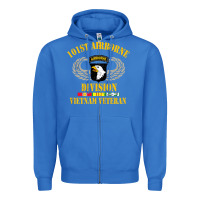 True Royal Airborne 101st division Zipper Hoodie - linhVisuals