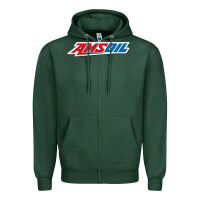 Sports Green #amsoil Zipper Hoodie - linhVisuals