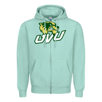Seafoam UVU, education Zipper Hoodie - linhVisuals
