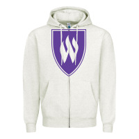 Oatmeal Heather weber st, education Zipper Hoodie - linhVisuals