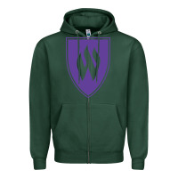 Sports Green weber st, education Zipper Hoodie - linhVisuals