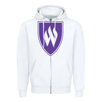 White weber st, education Zipper Hoodie - linhVisuals