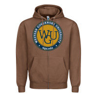 Chestnut wgu, studies in utah Zipper Hoodie - linhVisuals