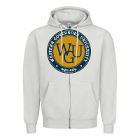 Dove Grey wgu, studies in utah Zipper Hoodie - linhVisuals