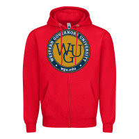 Red wgu, studies in utah Zipper Hoodie - linhVisuals