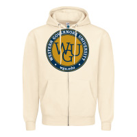 Sandshell wgu, studies in utah Zipper Hoodie - linhVisuals