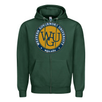Sports Green wgu, studies in utah Zipper Hoodie - linhVisuals