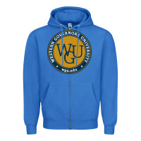 True Royal wgu, studies in utah Zipper Hoodie - linhVisuals