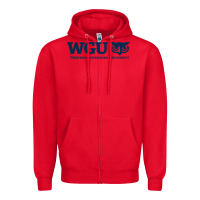 Red w governors, education, wgu Zipper Hoodie - linhVisuals
