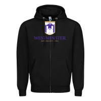 Black westminster, sudies in utah Zipper Hoodie - linhVisuals