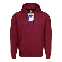 Burgundy westminster, sudies in utah Zipper Hoodie - linhVisuals
