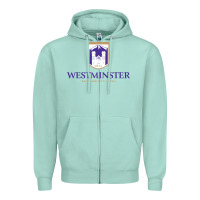 Seafoam westminster, sudies in utah Zipper Hoodie - linhVisuals