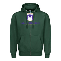 Sports Green westminster, sudies in utah Zipper Hoodie - linhVisuals