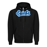 Black st. paul saints Zipper Hoodie - linhVisuals