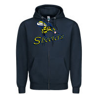 Navy sugar land skeeters Zipper Hoodie - linhVisuals