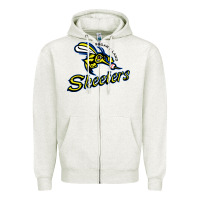 Oatmeal Heather sugar land skeeters Zipper Hoodie - linhVisuals