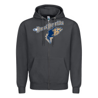 Smoke tri city dust baseball Zipper Hoodie - linhVisuals