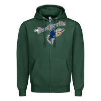 Sports Green tri city dust baseball Zipper Hoodie - linhVisuals
