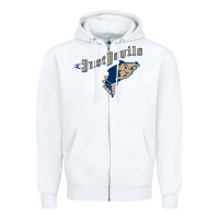 White tri city dust baseball Zipper Hoodie - linhVisuals